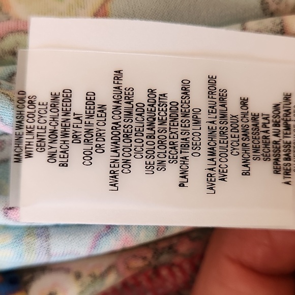 Tommy Hilfiger Paisley Sleeveless Dress Size 10 - Picture 8 of 9